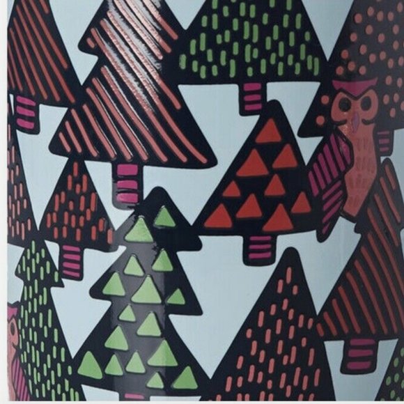 David's Tea Nordic  Coffee Tea Mug  Pine Trees Owls  16 oz. - Picture 7 of 7